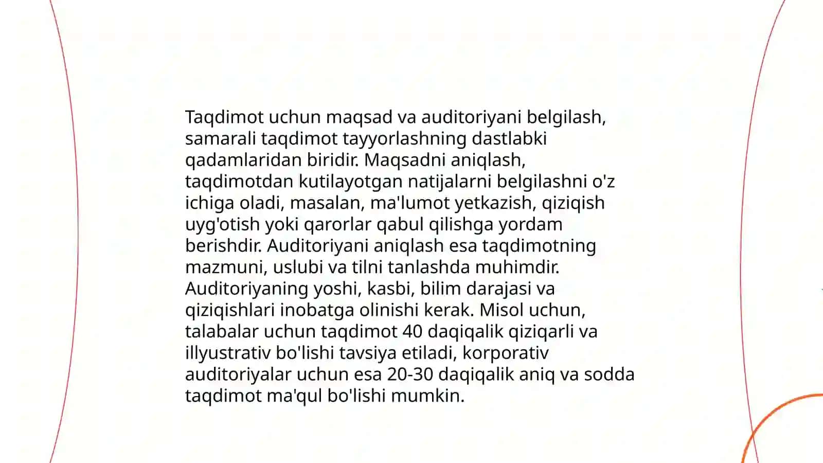 Video taqdimotlarinig tayyorlash va rasmiylashtirish 4