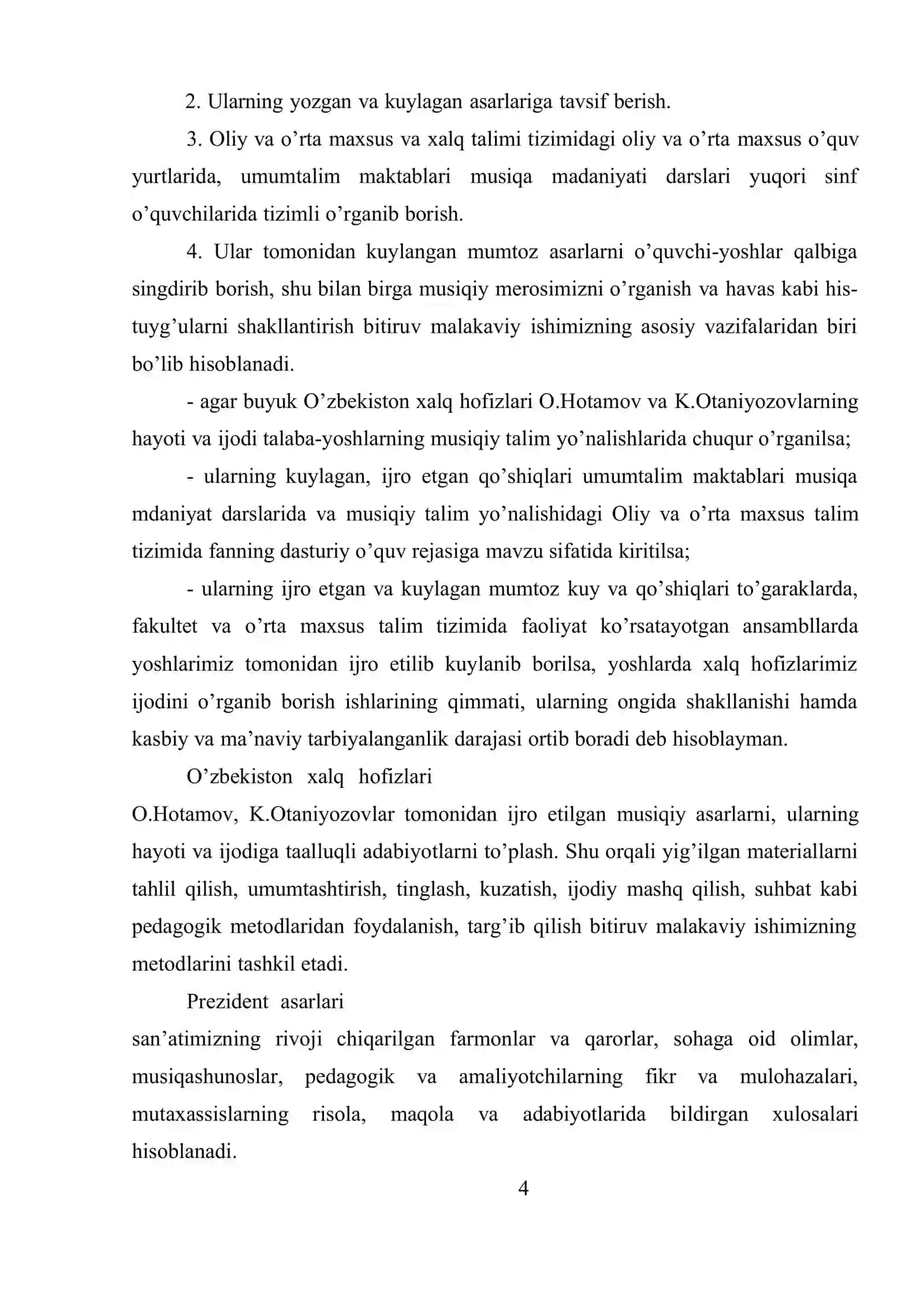 O'ZBEK BASTAKORLARI Hofiz va sozandalar piri Hoji Abdulaziz Abdurasulov 4