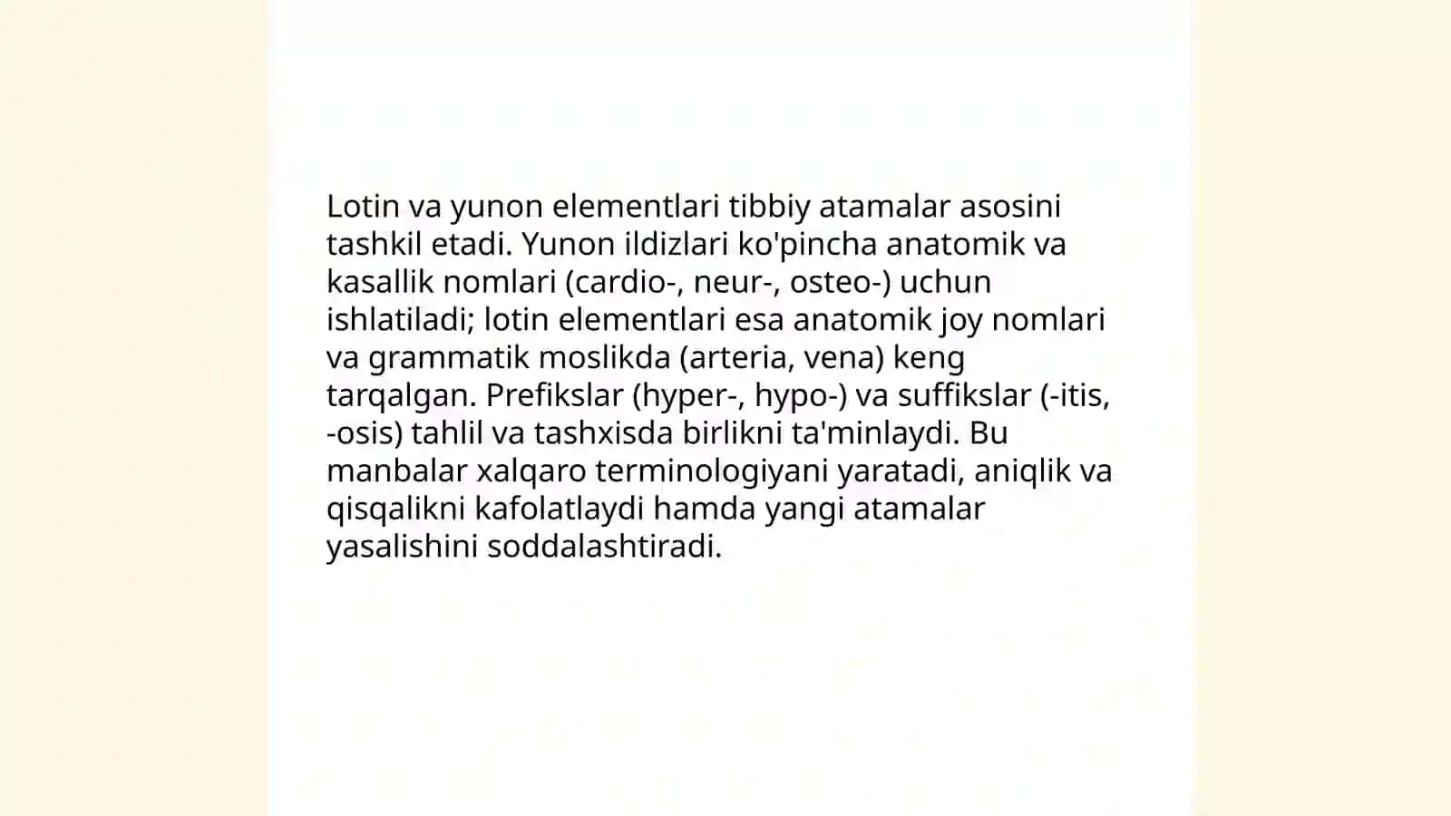 Tibbiy atamalarni qollanish xususiyatlari va yasalishi 4