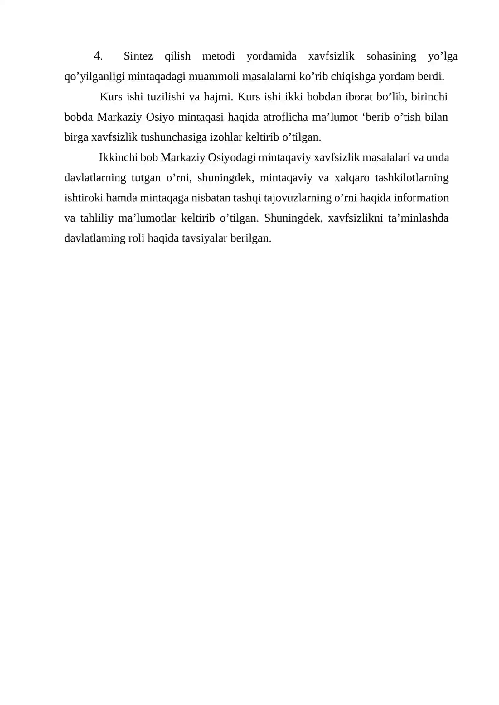 Xavfsizlik tushunehasi va xavfsizlikning dolzarbligi 4