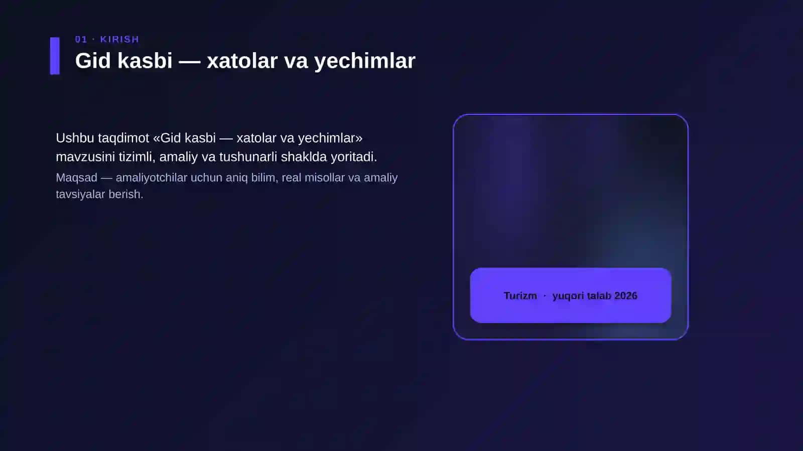 Gid kasbi — xatolar va yechimlar 4