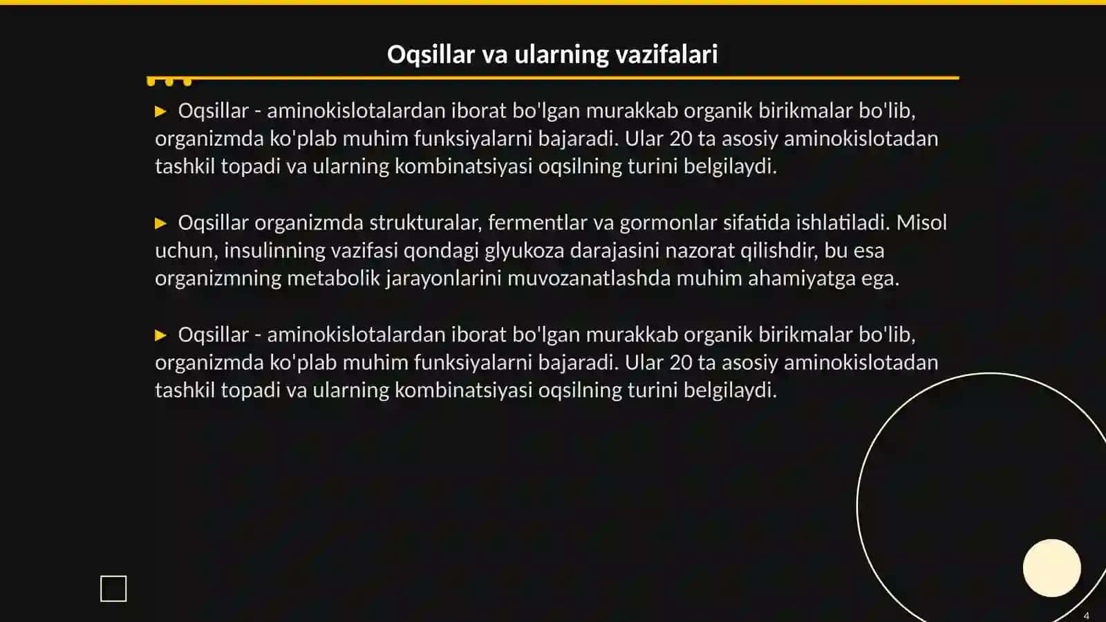 Hujayraning fizik - kimyoviy tarkibi 4
