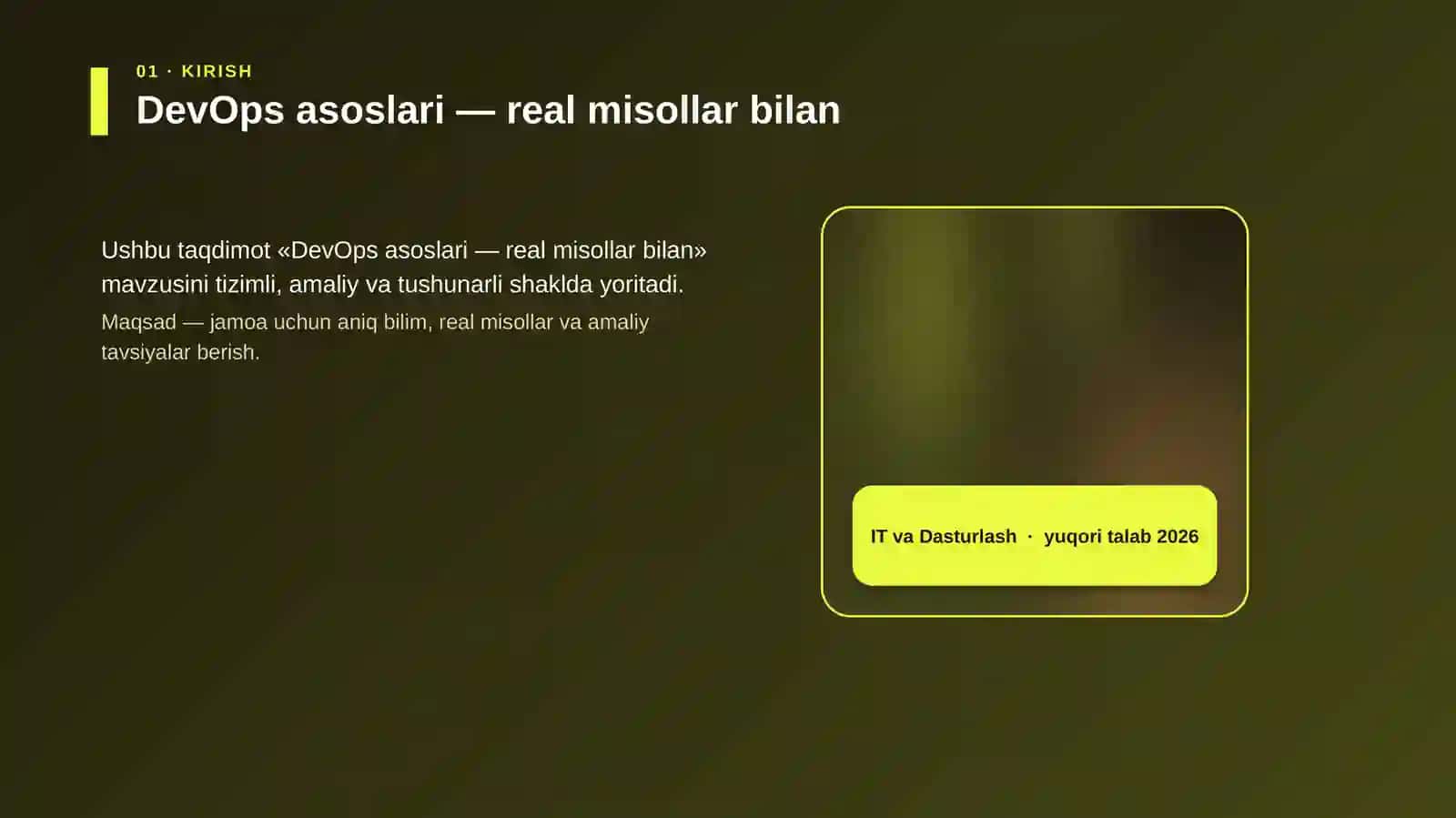 DevOps asoslari — real misollar bilan 4