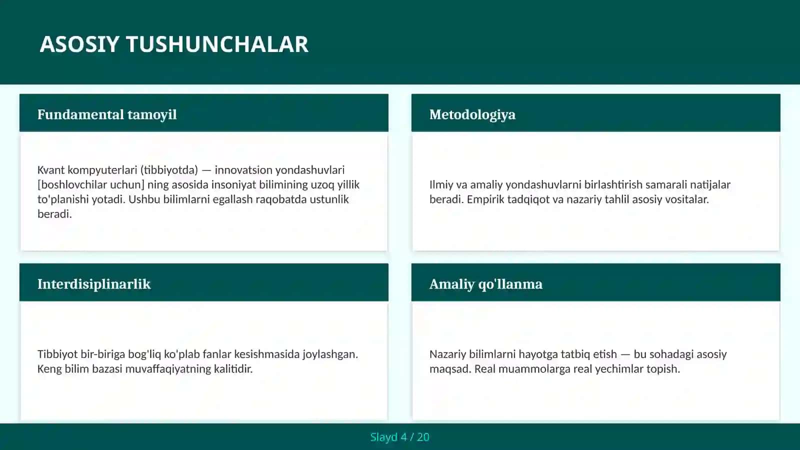 Kvant kompyuterlari (tibbiyotda) — innovatsion yondashuvlari [boshlovchilar uchun] 4