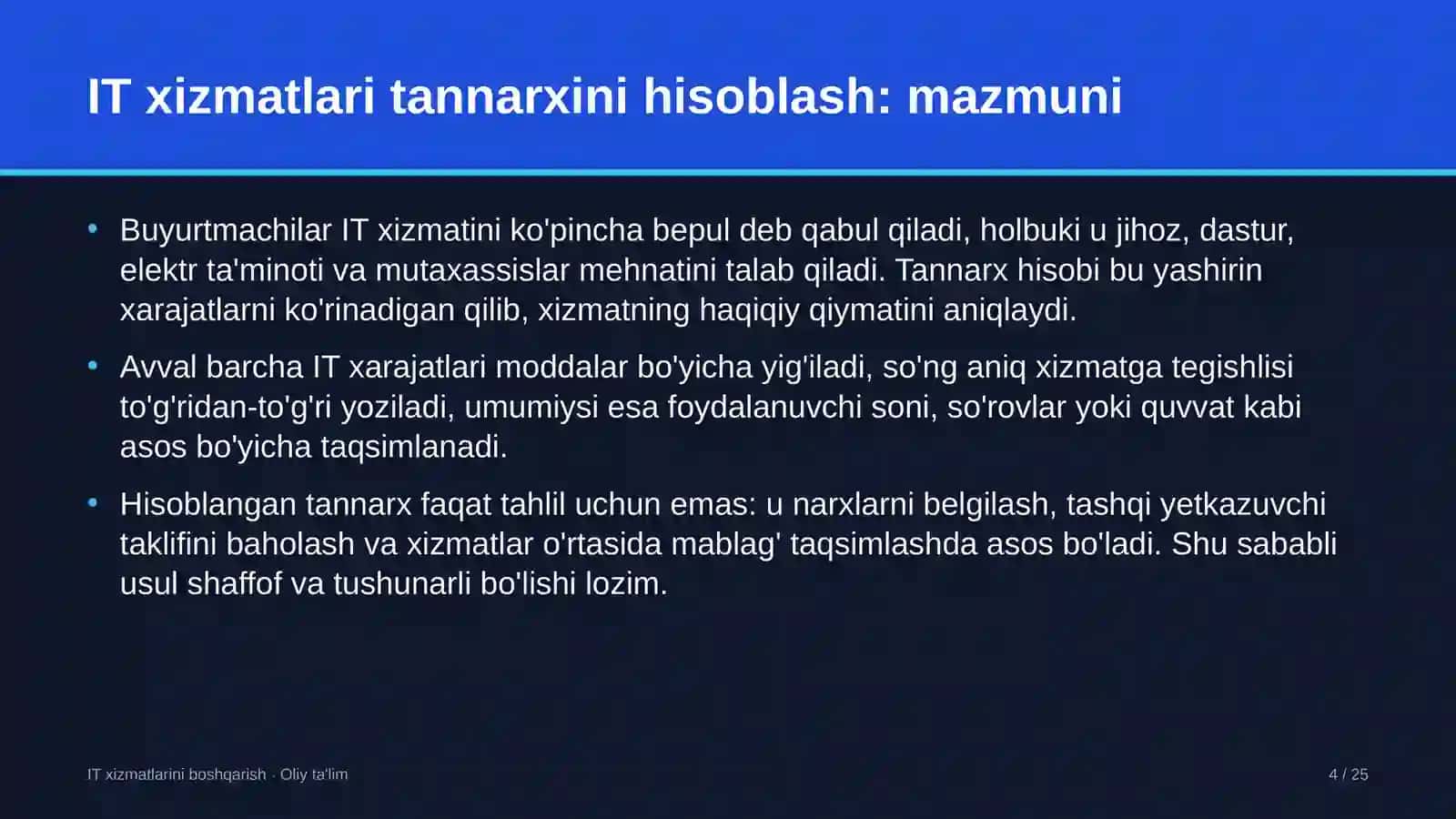ulgurji savdoda axborot texnologiyalari xizmatlari tannarxini hisoblash 6452 4
