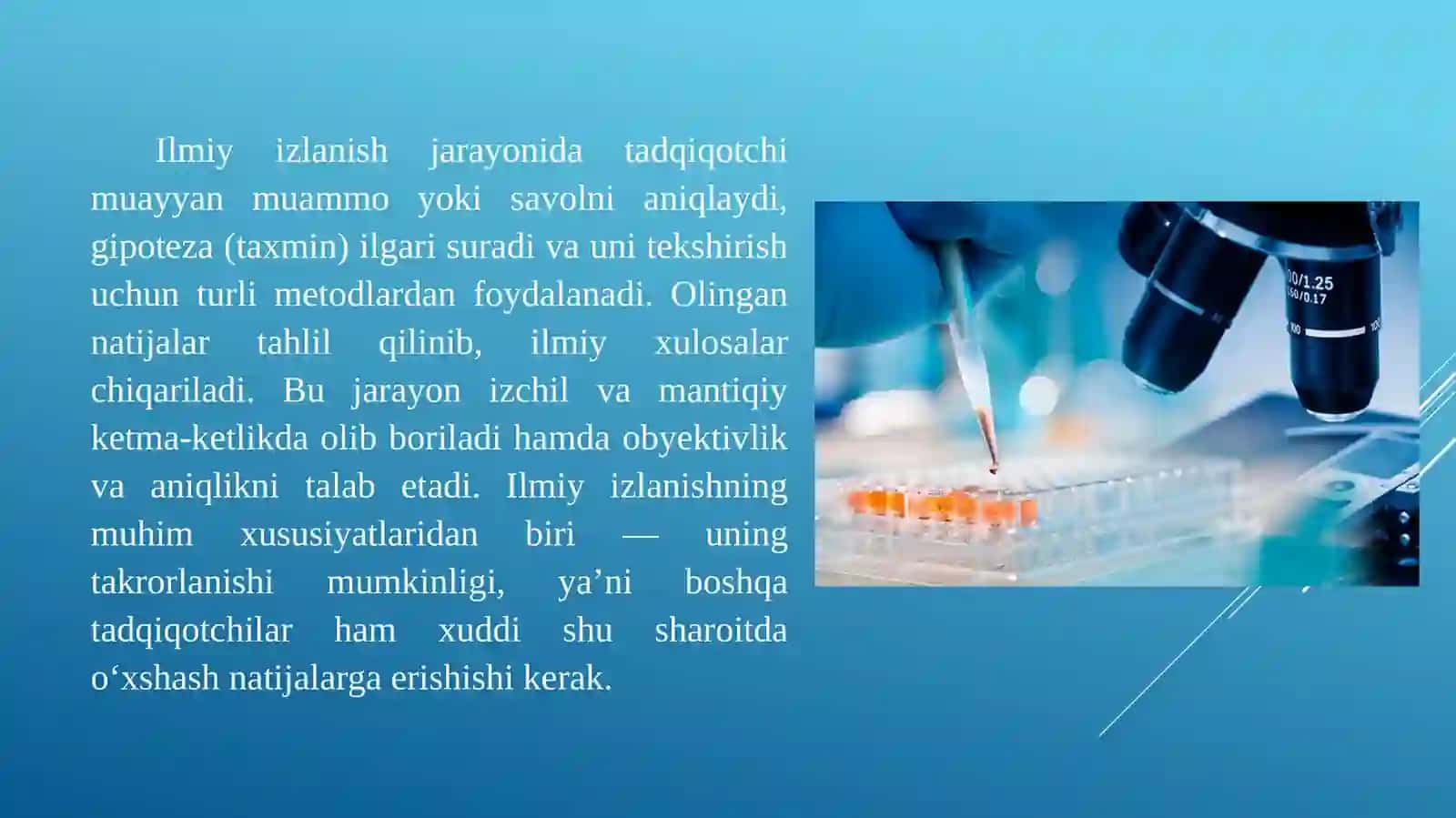 Ilmiy izlanishning dorivor o’simliklarni yetishtirish texnologiyasi yo’nalishidagi fanlar uchun amaliy ahamyati 4