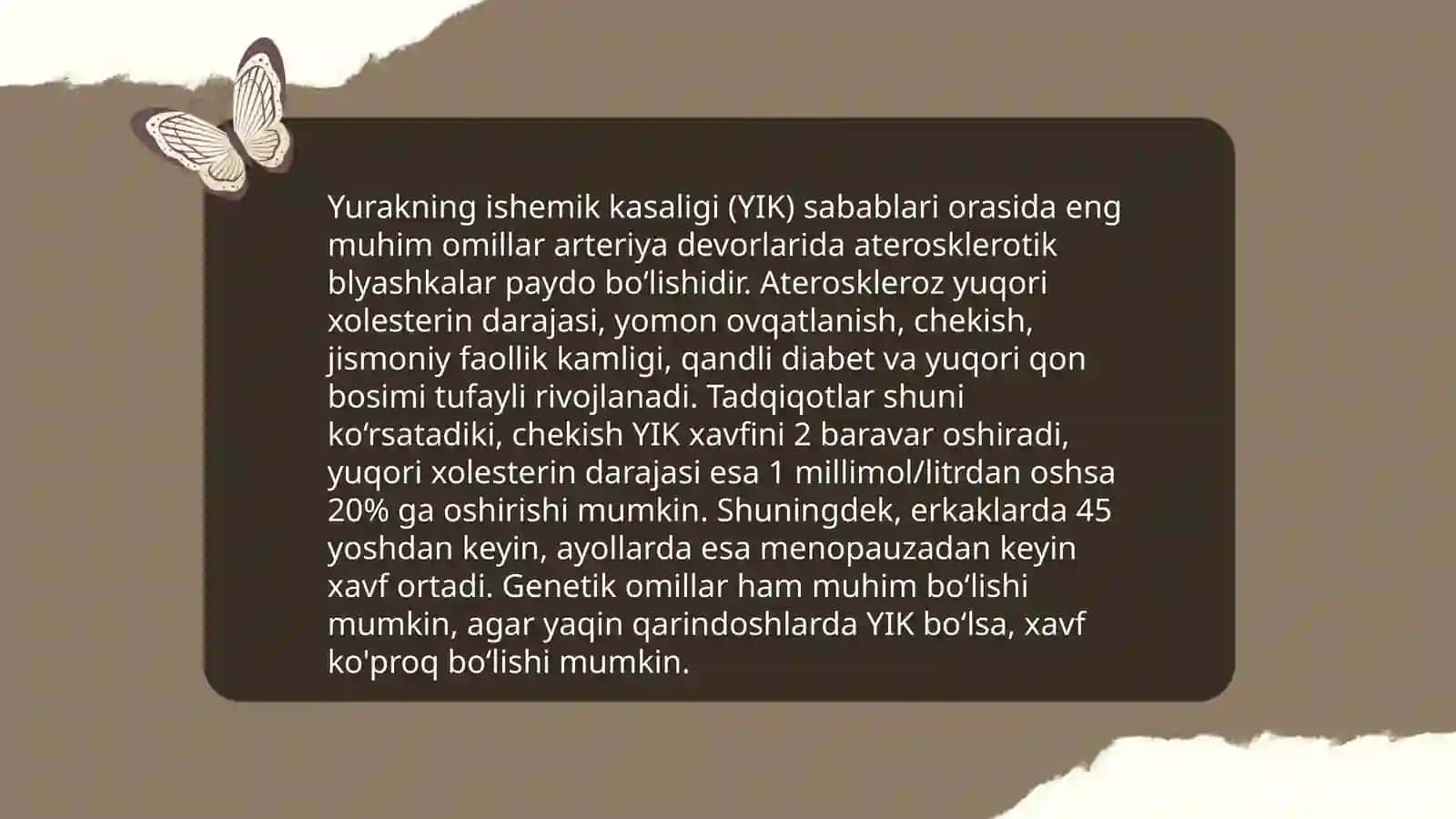 Yurakning ishemik kasaligi haqida 4
