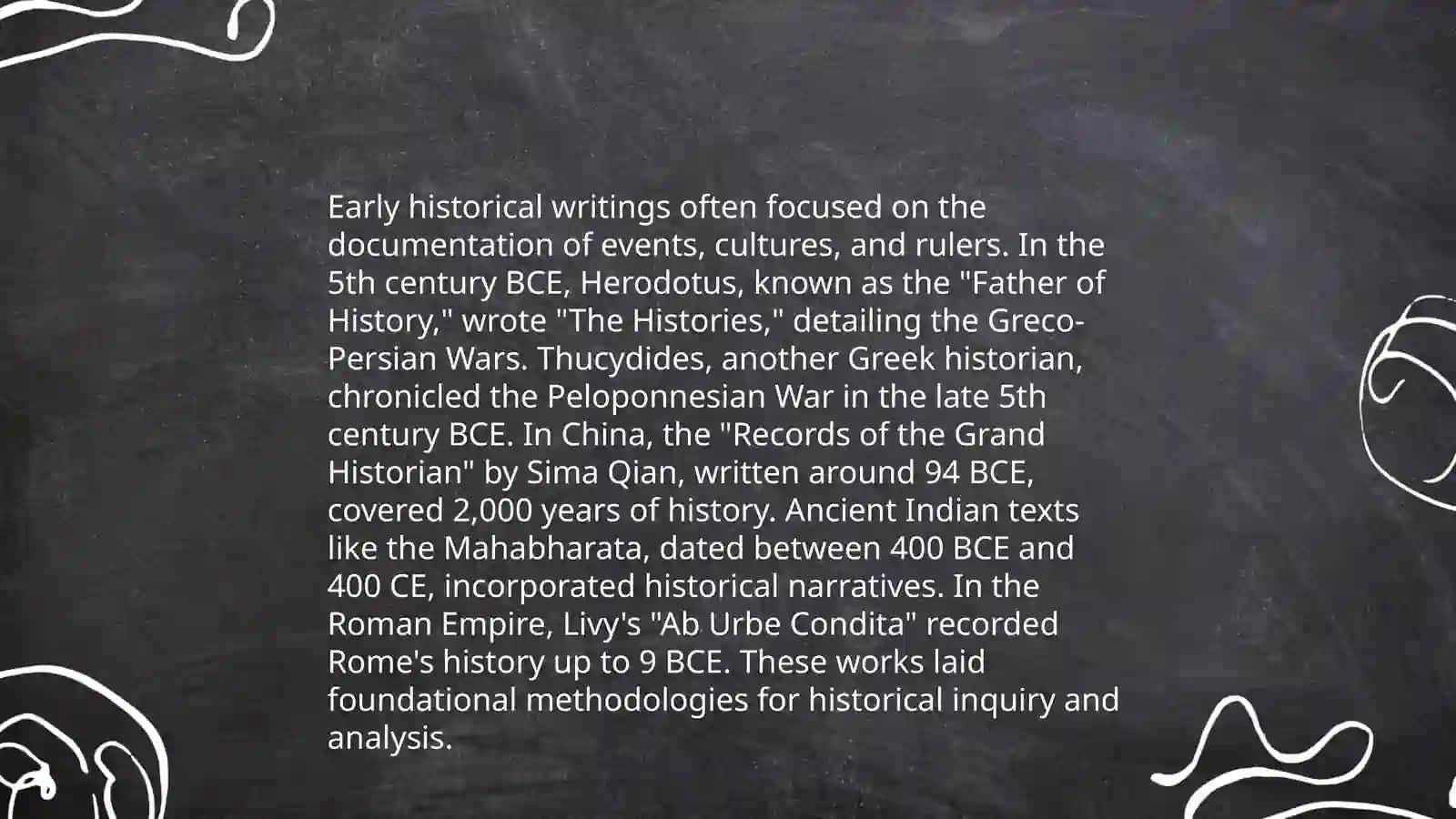 First historians2 4