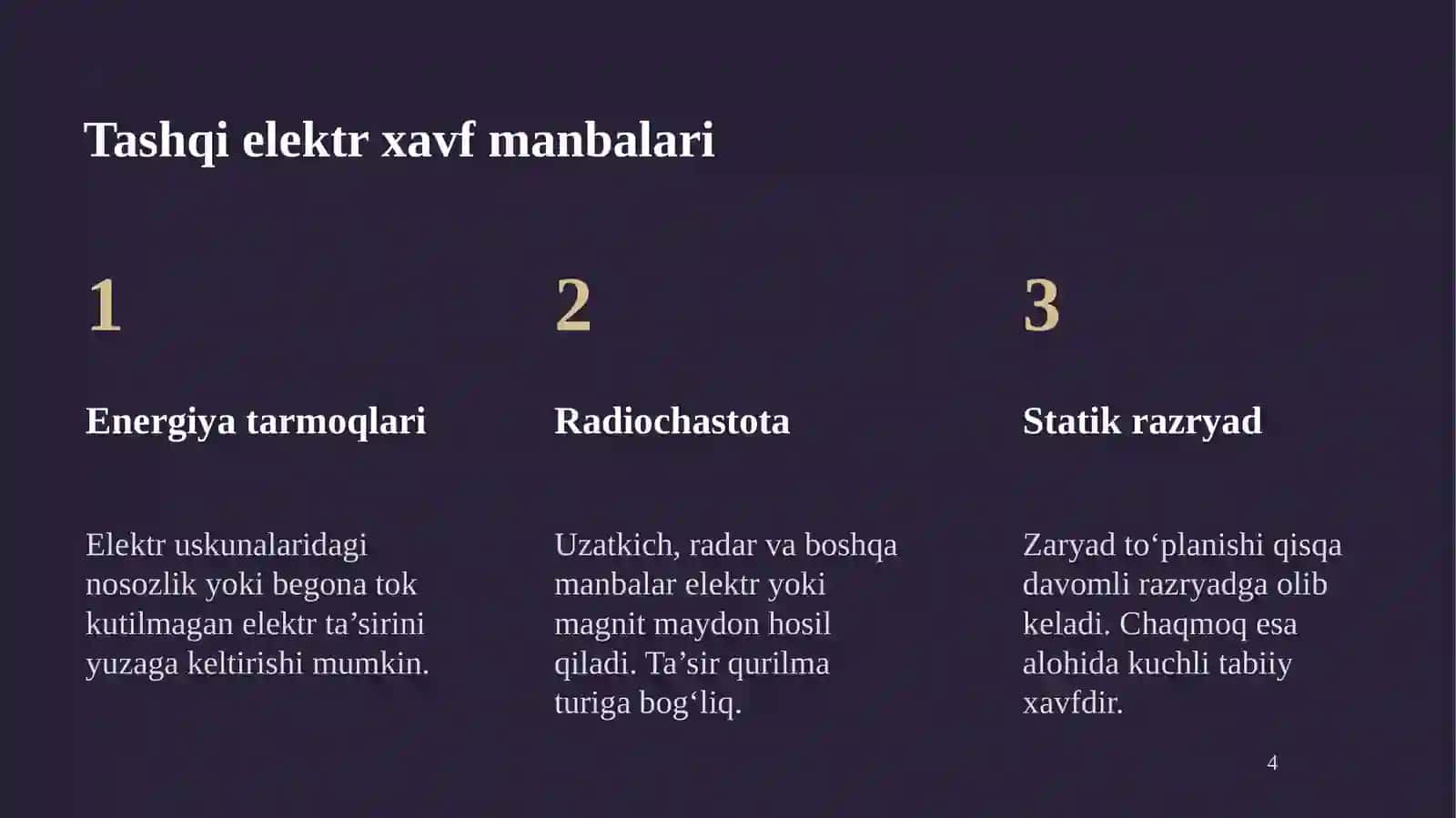 Elektr va qadoqlangan portlatish vositalari 4