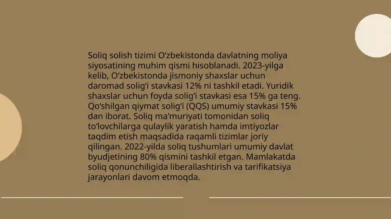 Ayrim toifadagi jismoniy shaxslar uchun soliq stavkalari 4