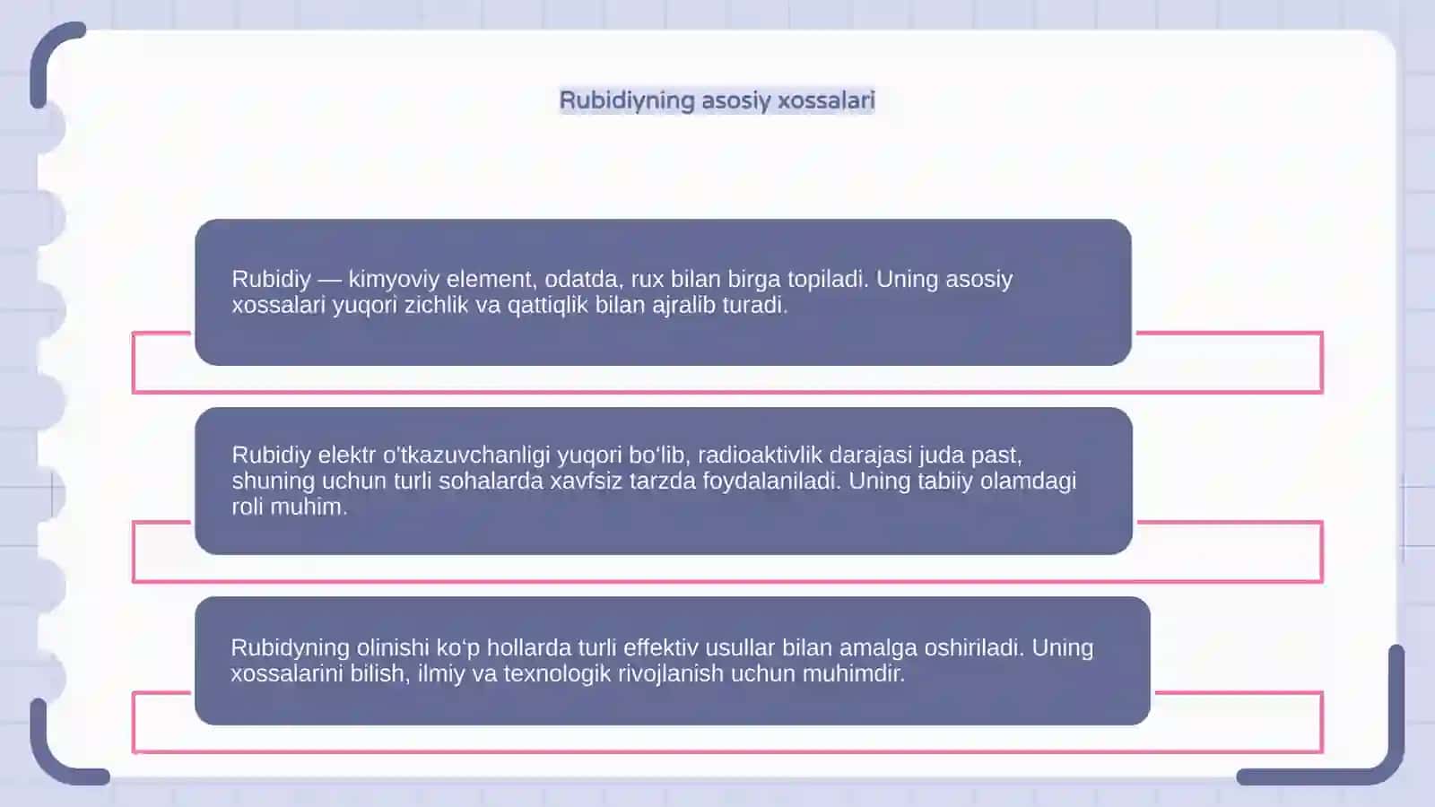 Rubidiy va uning xossalari,olinishi 4