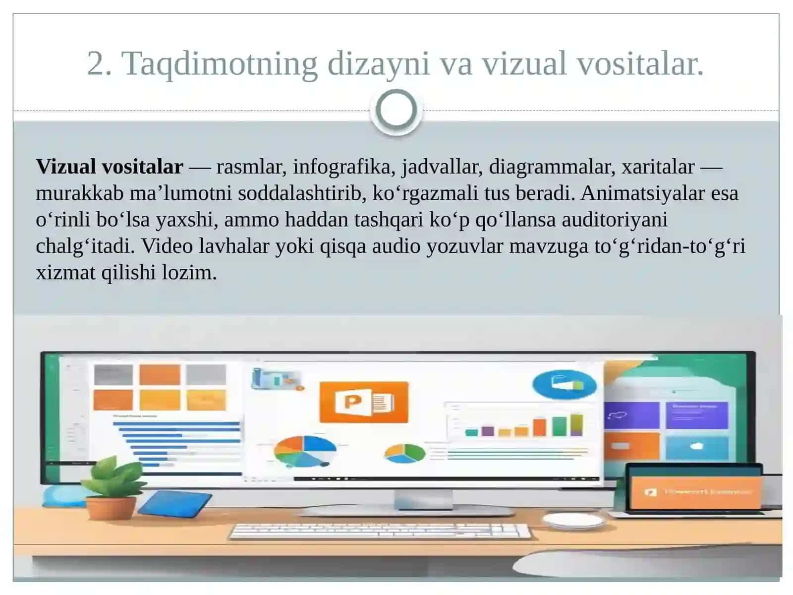Taqdimotning mazmuniy bosqichlari 4