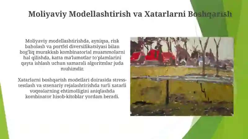 Moliya Kombinatorikasi 4
