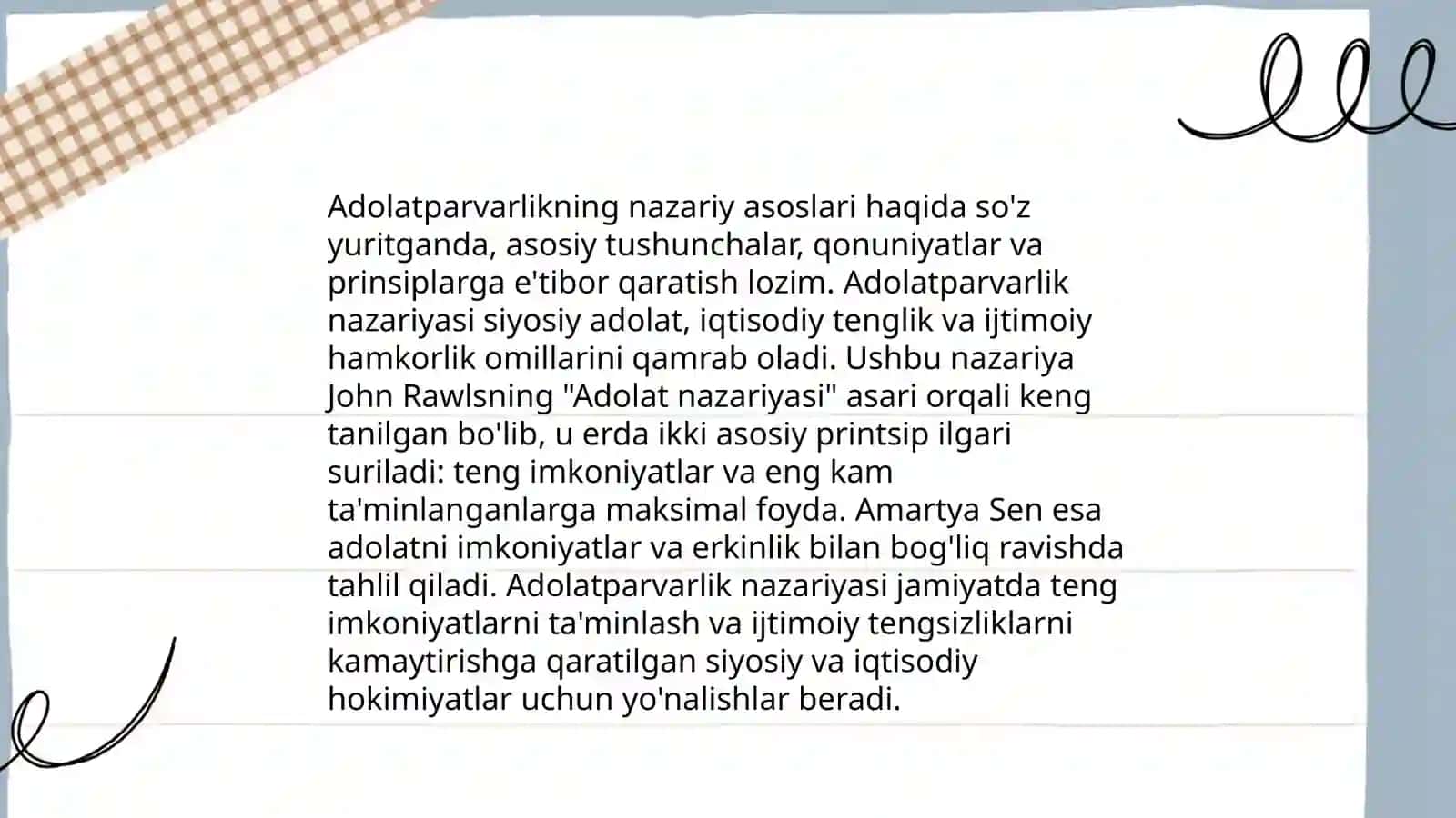 Konfliktlarni boshqarishda adolatparvarlik mezonlari 4