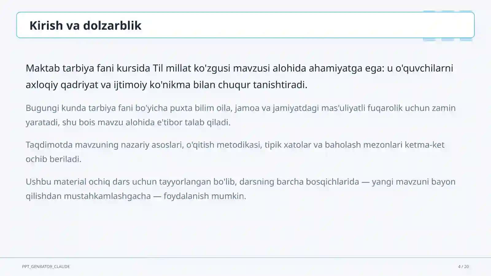 Til millat ko'zgusi (6-sinf) 4