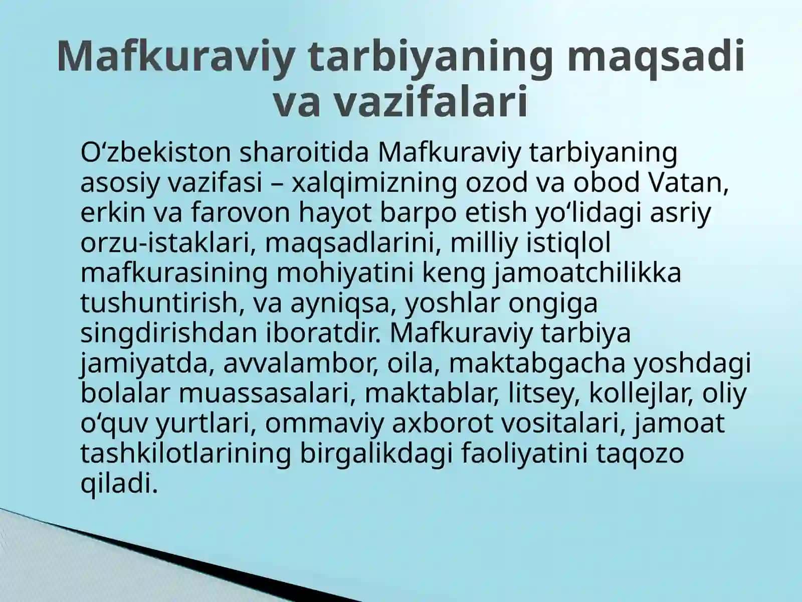 Mafkuraviy tarbiya 4