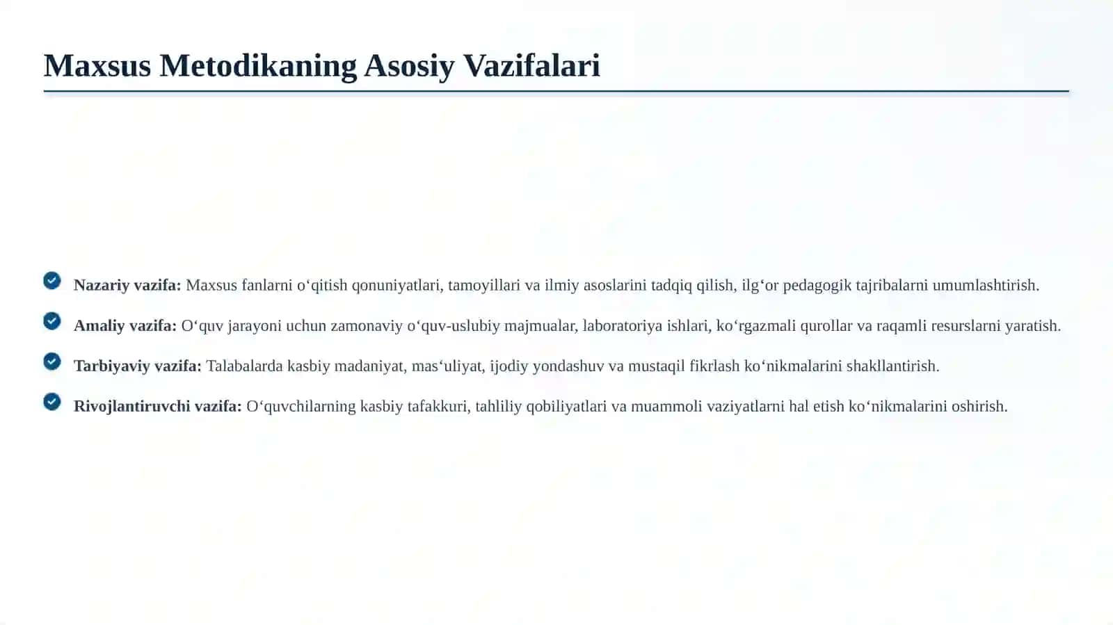 Maxsusfanlarnio‘qitishmetodikasi 4