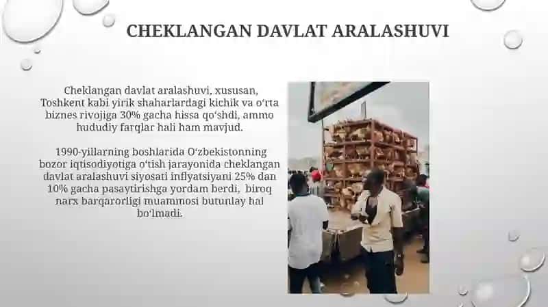 Bozor iqtisodiyotining asosiy xususiyatlari 4