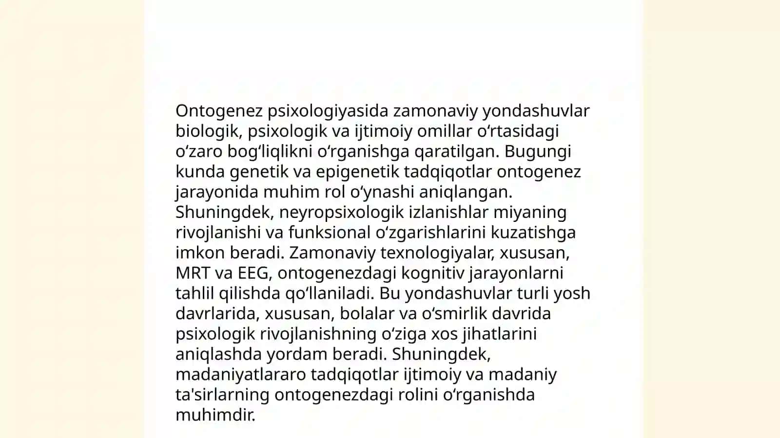 Yosh davrlari psixologiyasi tadqiqot muommolari 4