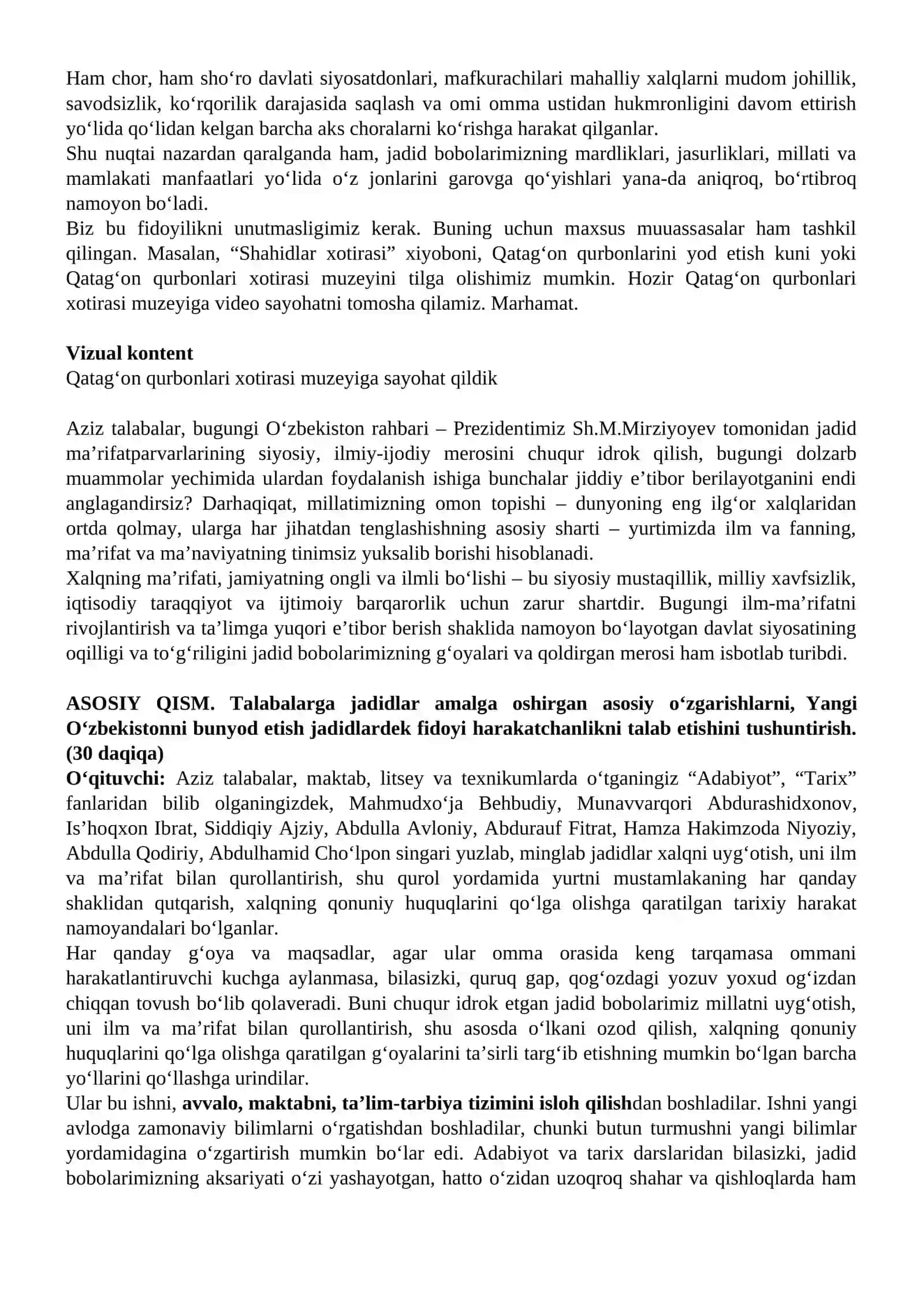 “Kelajak soati” 16-mavzu 4