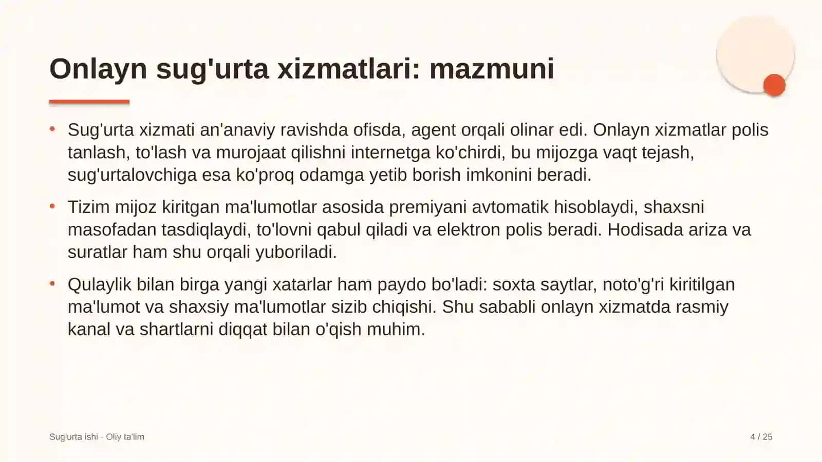 qishloq vrachlik punktlarida onlayn sug'urta xizmatlari 1143 4
