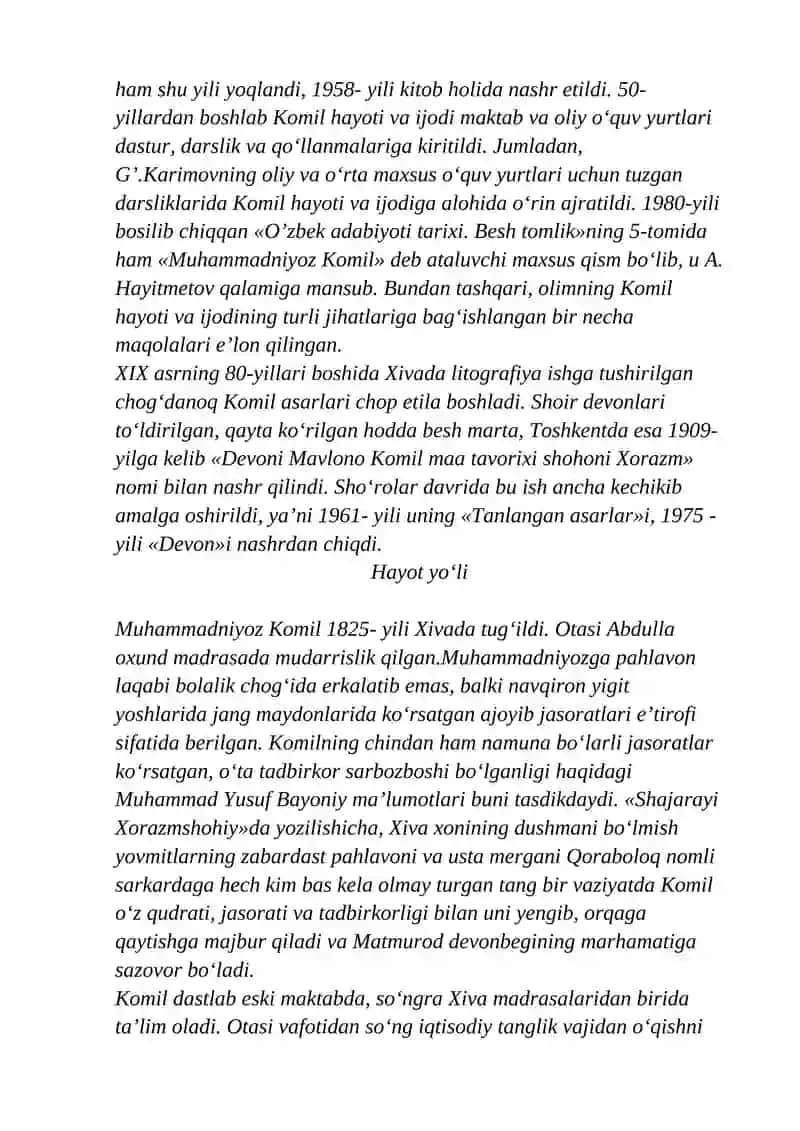 KOMIL XORAZMIY HAYOTI, pedagogik qarashlari 4