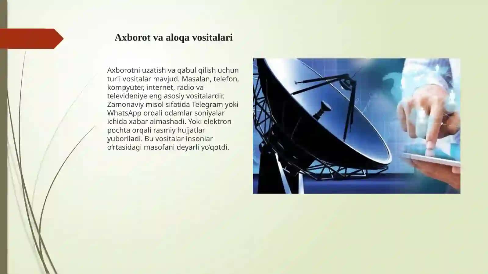 Axborot va aloqa 4