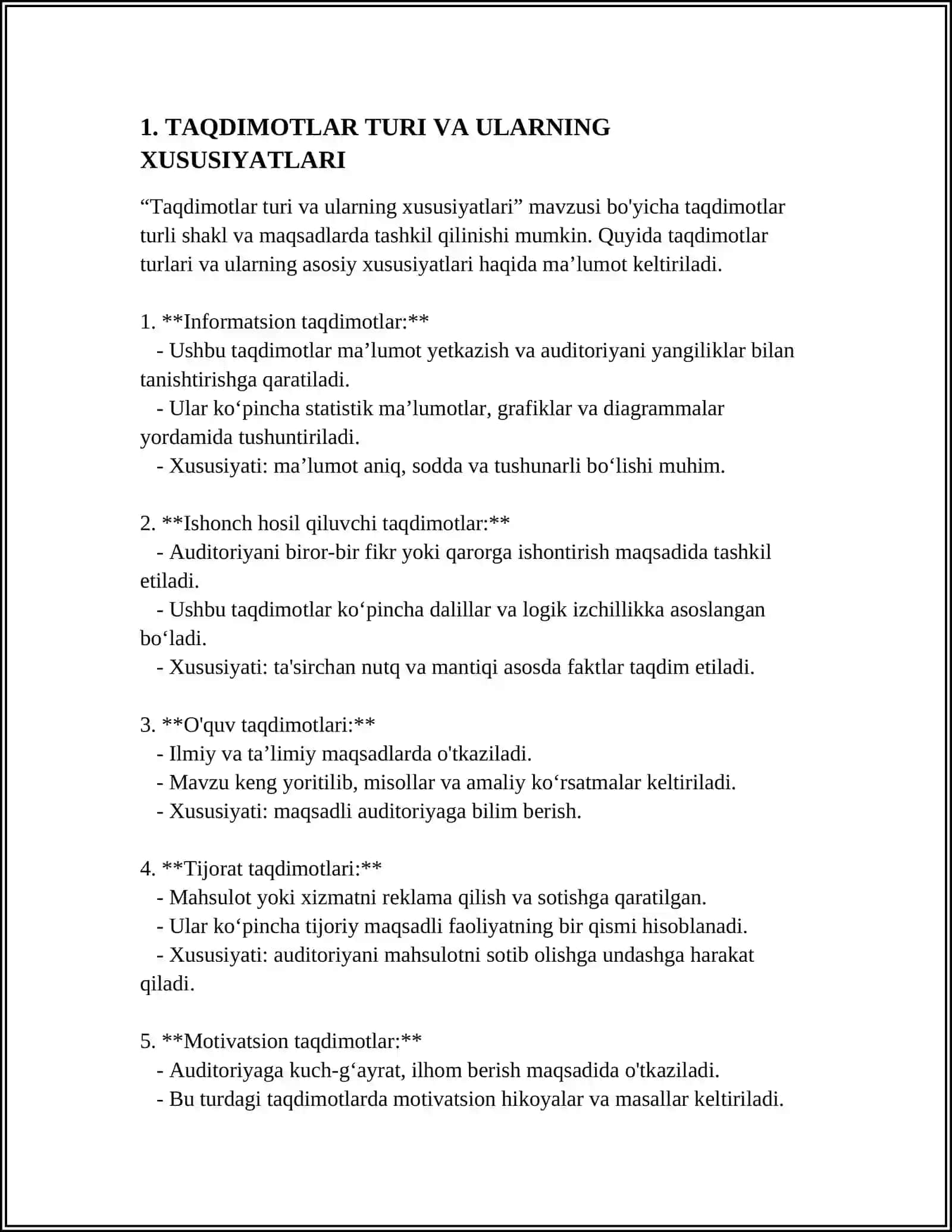 TAQDIMOTLARNI ISHLAB CHIQARISH VOSITALARI 4