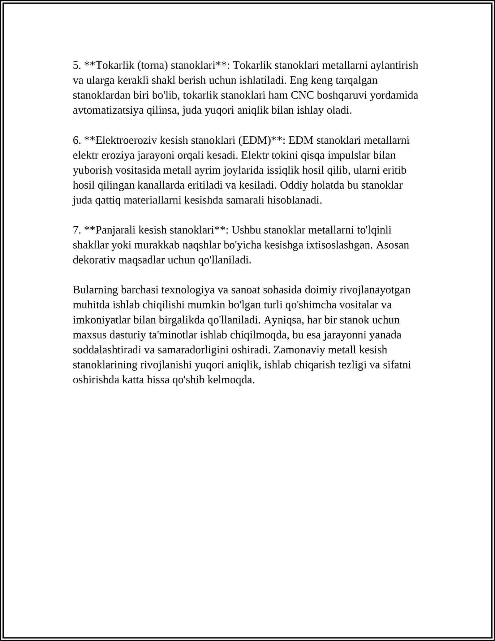 ZAMONAVIY METALL KESISH STANOGI 4
