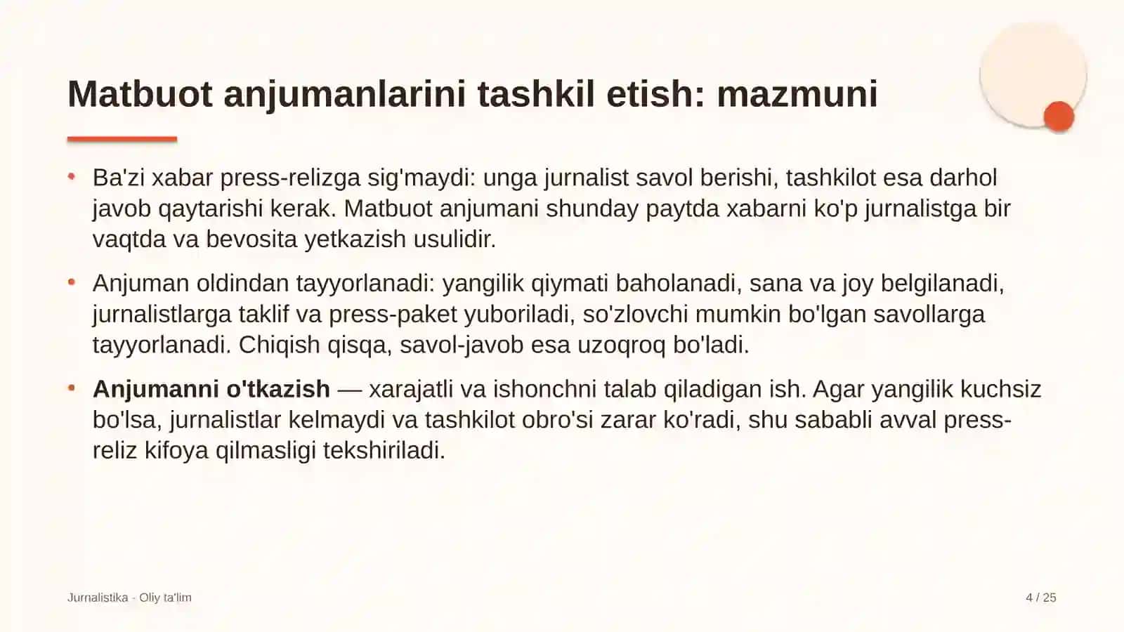 Maishiy texnika do'konlarida matbuot anjumanlarini tashkil etish 4