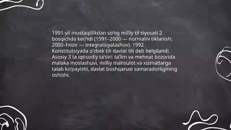 Tilshunoslik tarixi va iqtisodiyot etishi 4