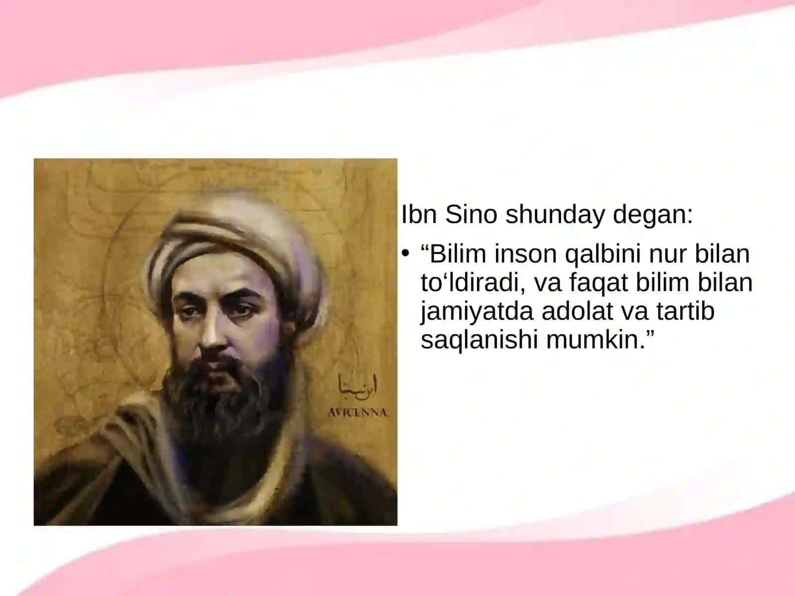 Ibn Sinoning ijtimoiy qarashlari 4