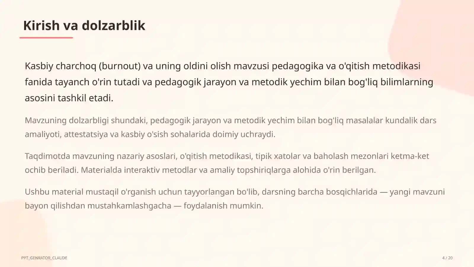 Kasbiy charchoq (burnout) va uning oldini olish 4