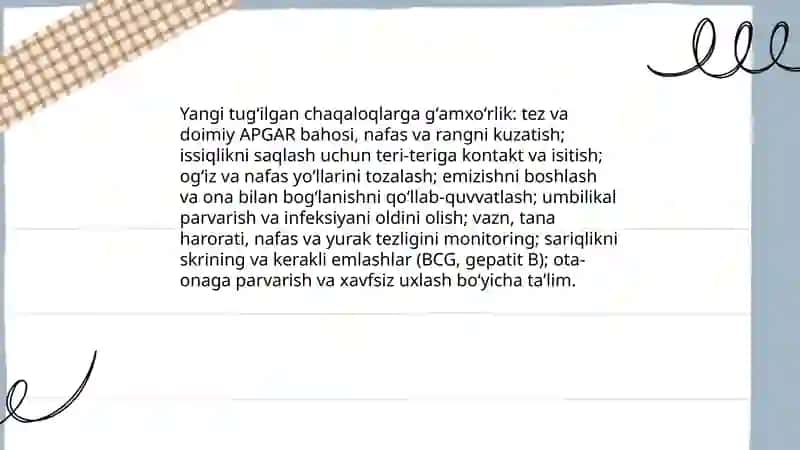 Pediateriya hamshirasining ishi va bemorlarga bo'lgan munosabati 4