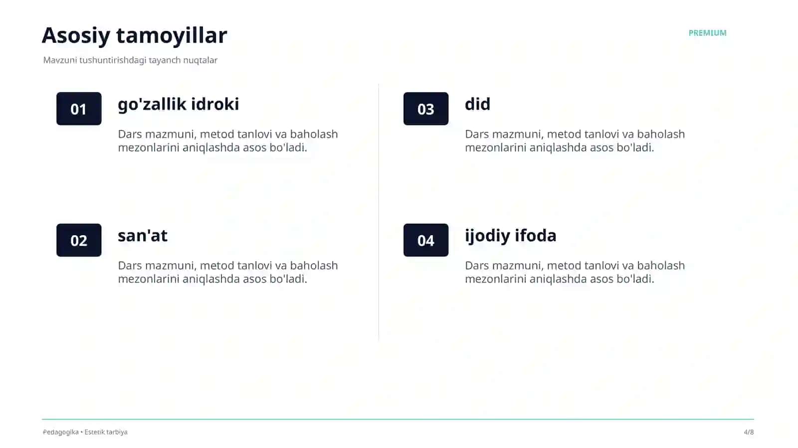 Estetik tarbiya 4