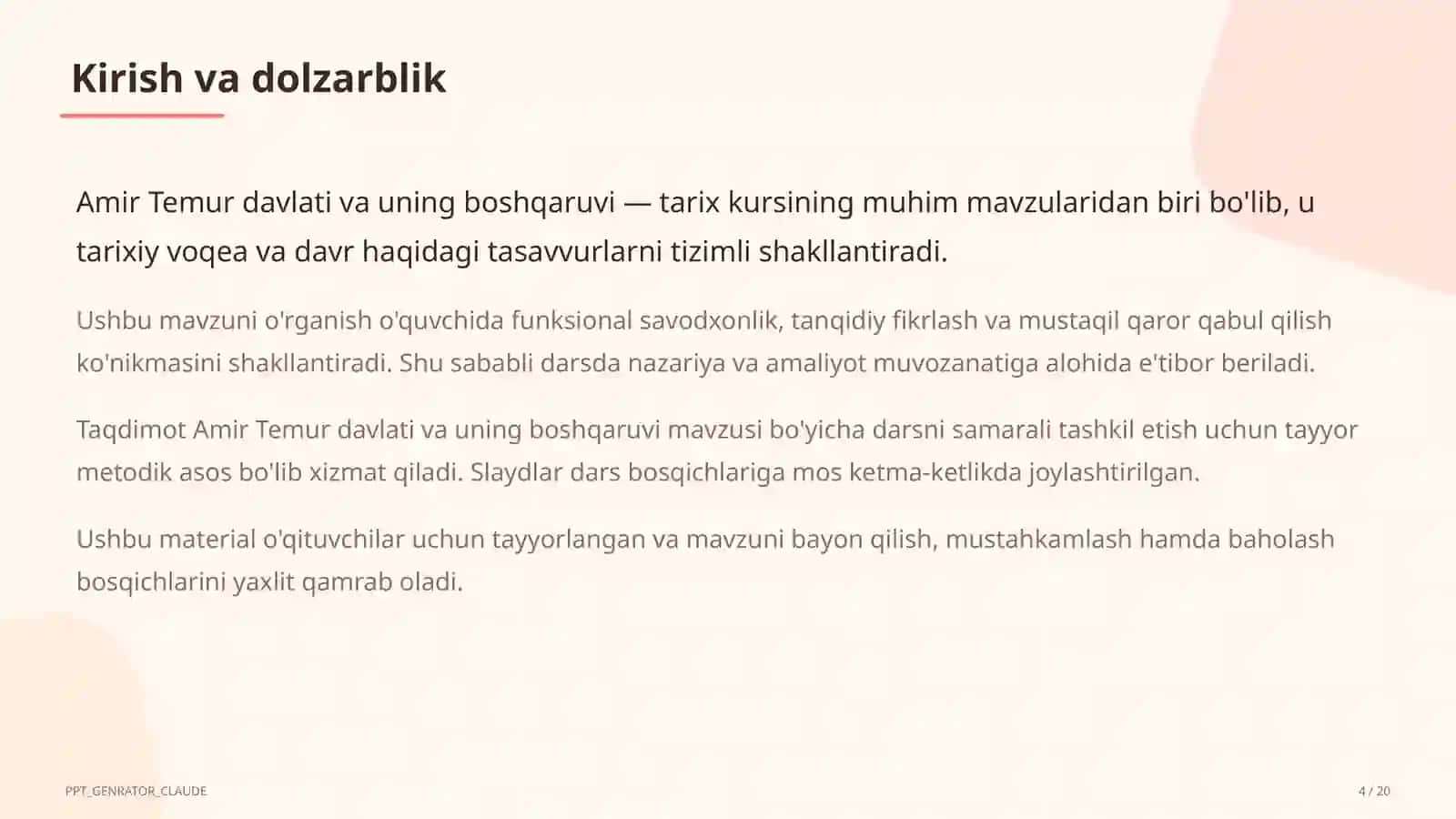 Amir Temur davlati va uning boshqaruvi (8-sinf) 4
