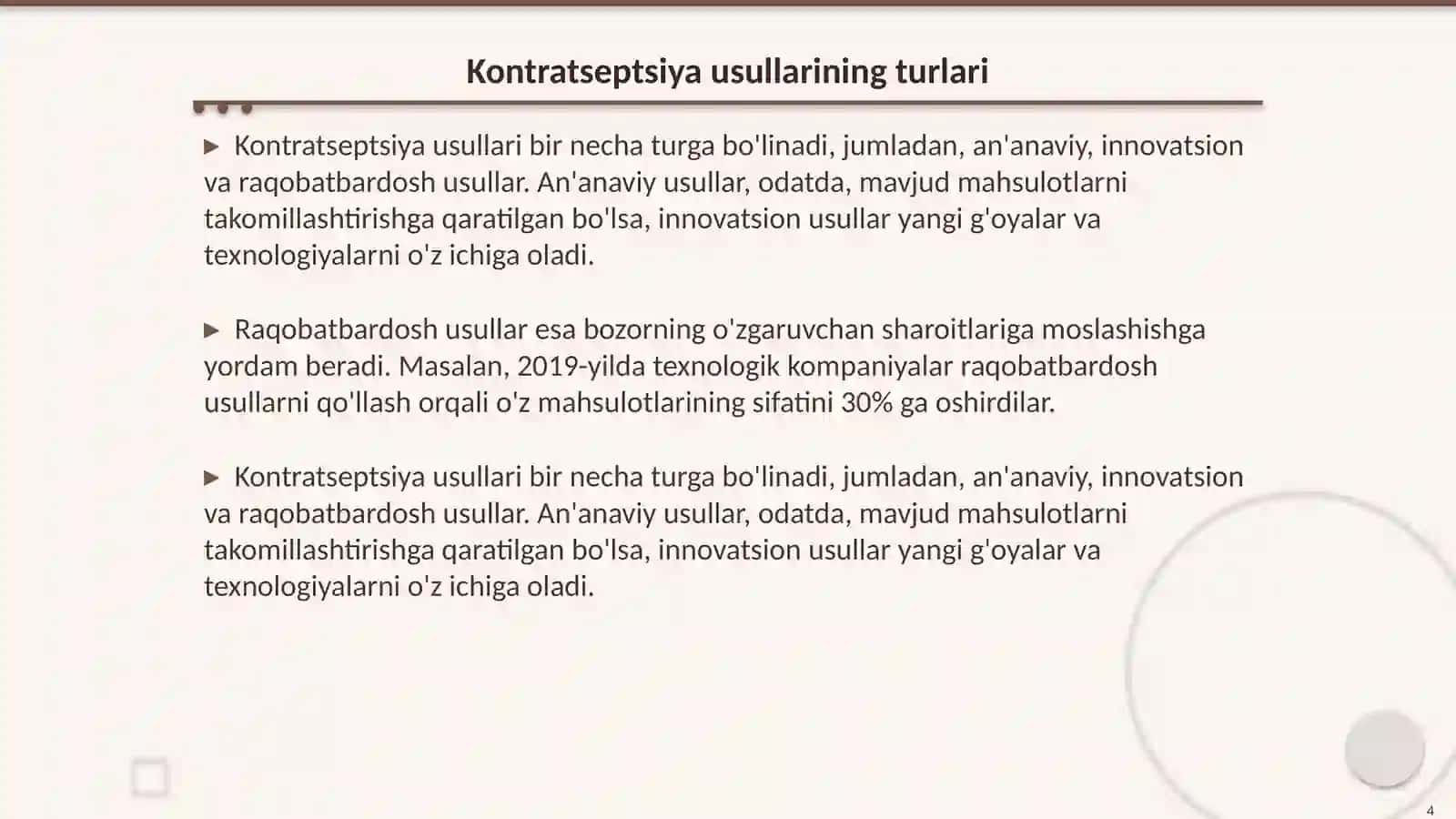 Kontratseptsiya usullari haqida tushuncha 4