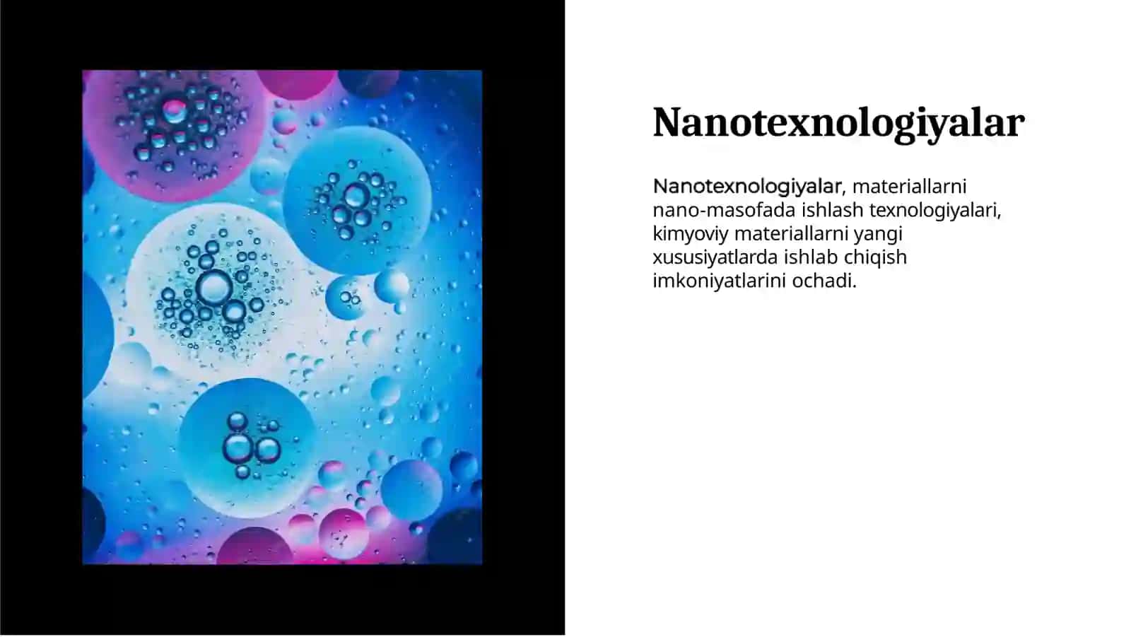 XXI asrda biokimyo: Kimyoviy nanotexnologiyaning shakllanishi va yutuqlari.Molekulyar va supramolekulyar kimyo 4