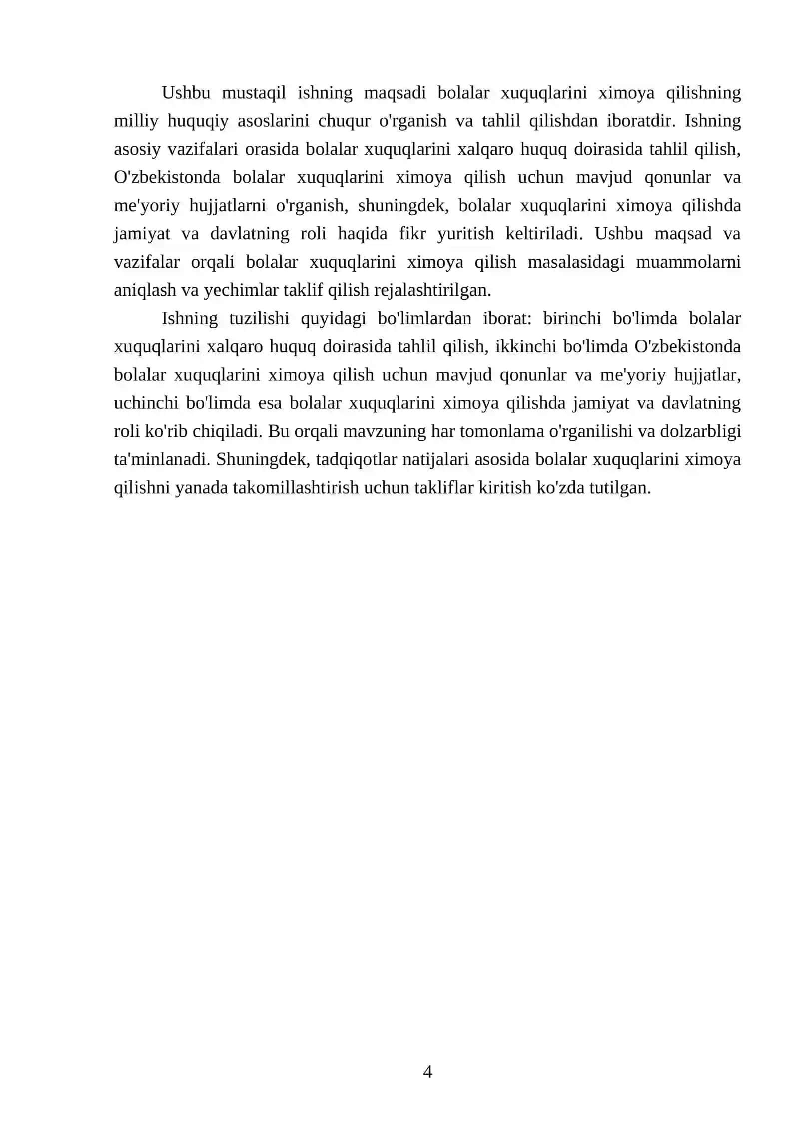 Bolalar xuqularini ximoya qilishning milliy xuquqiy asoslari 4