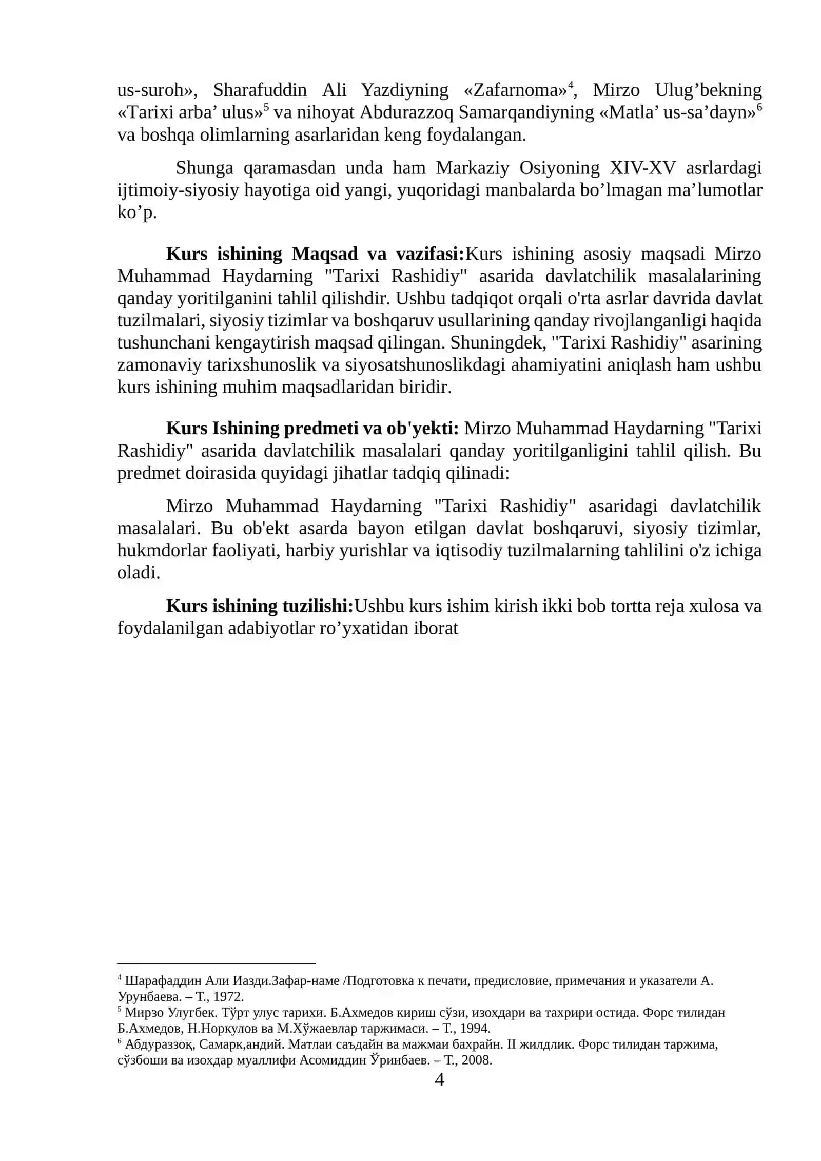 Mirzo Muhammad Haydarning  “tarixi rashidiy” asari haqida va uning yaratilish tarixi 4