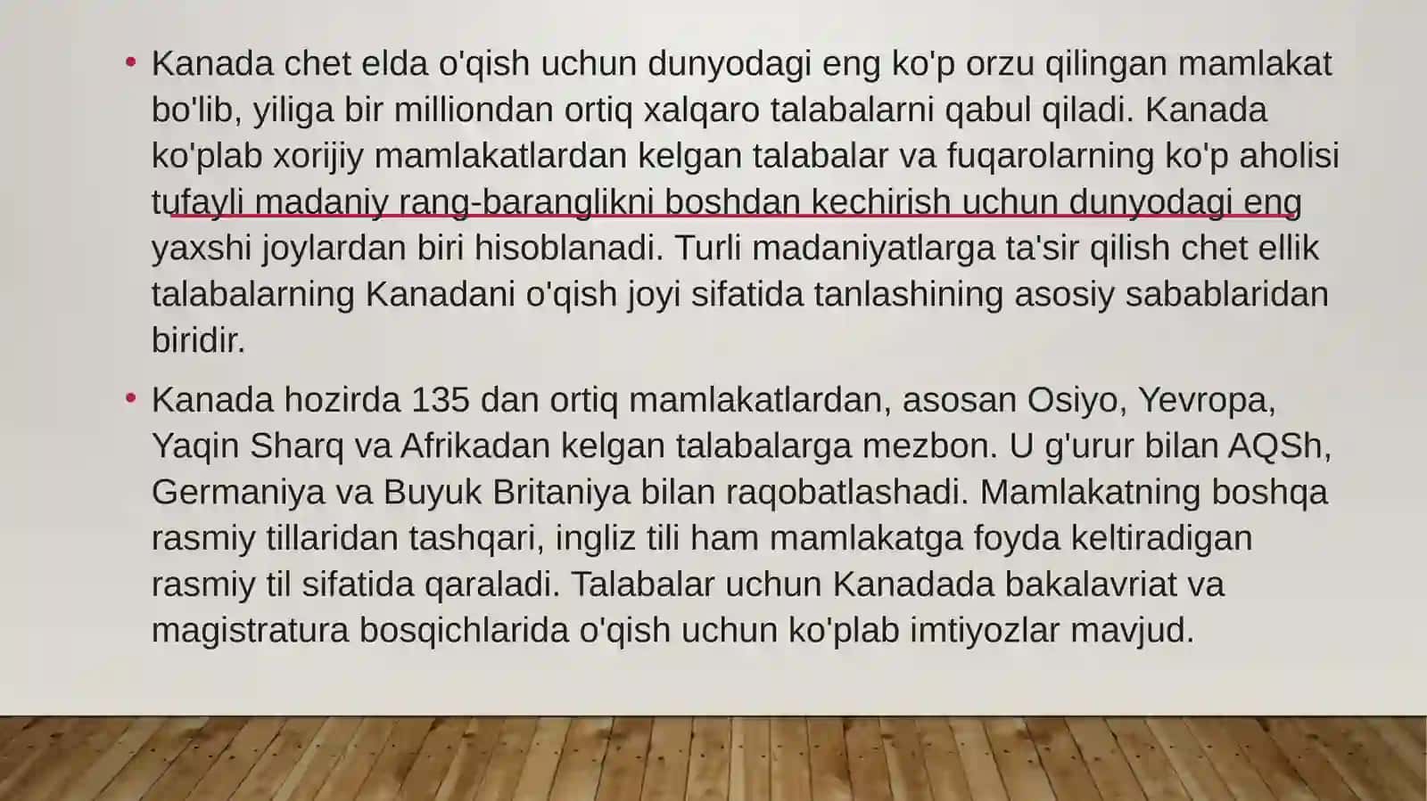 KANADA OLIY TA`LIM TIZIMIDA IJTIMOIY-GUMANITAR FANLARNI O`QITISH METODIKASI 4
