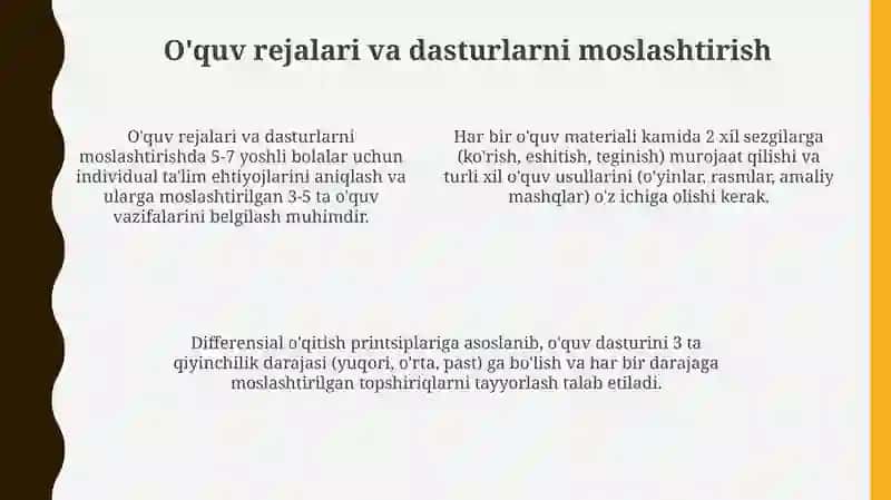 Inklyuziv ta'lim uchun moslashtirilgan didaktik materiallarni ishlab chiqish metodologiyasi 4