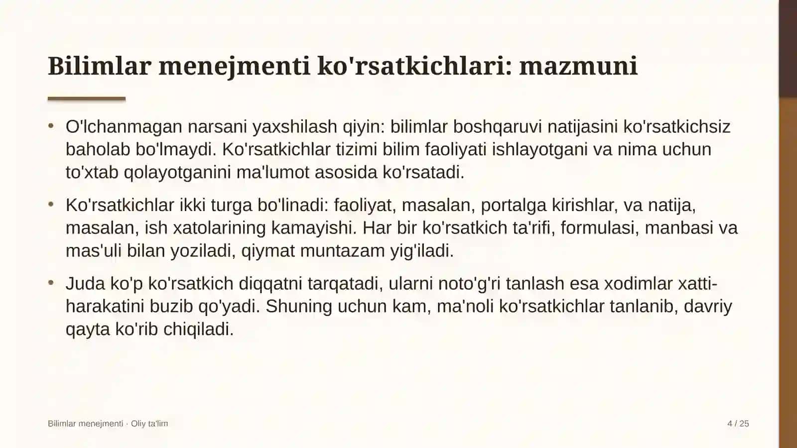 qurilish laboratoriyalarida bilimlar menejmenti ko'rsatkichlarini belgilash 8473 4