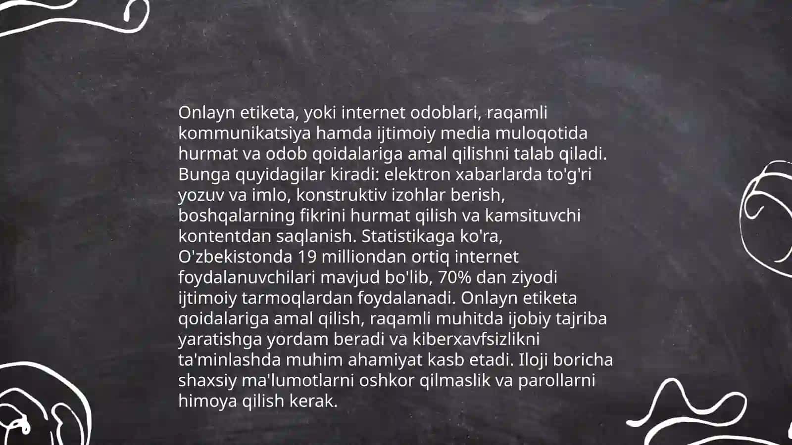Foydalanuvchilararo Muloqot Madanyati 4