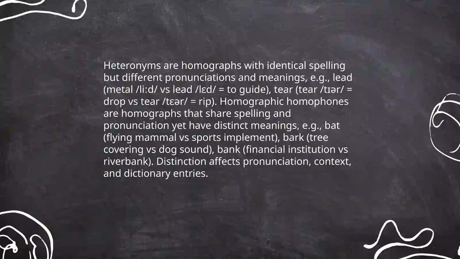 Homophones and Homographs 4