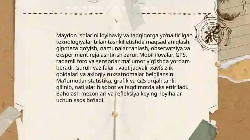 BIOLOGIYADAN SINFDAN TASHQARI ISHLARNI TASHKIL ETISHDA PEDAGOGIK TEXNOLOGIYALARDAN foydalanish 4