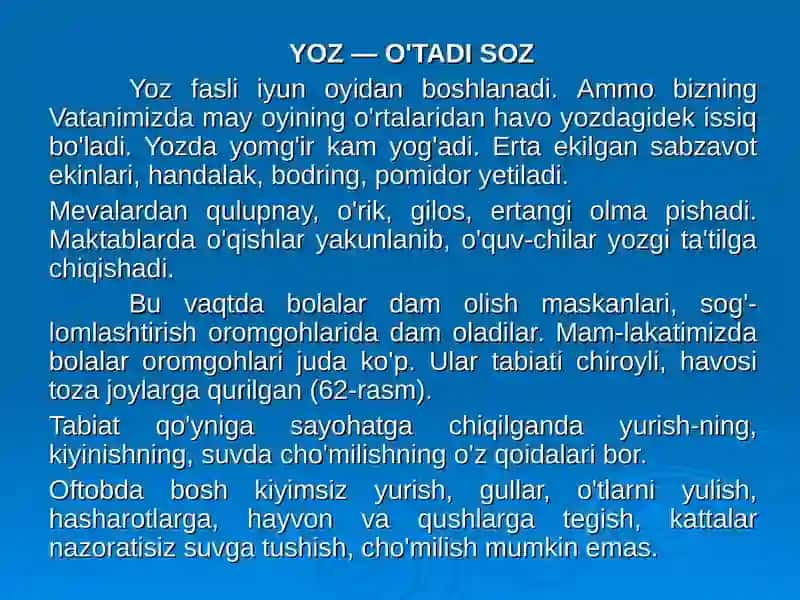 O`zbekistonning qanday nom bilan ataladi? 4