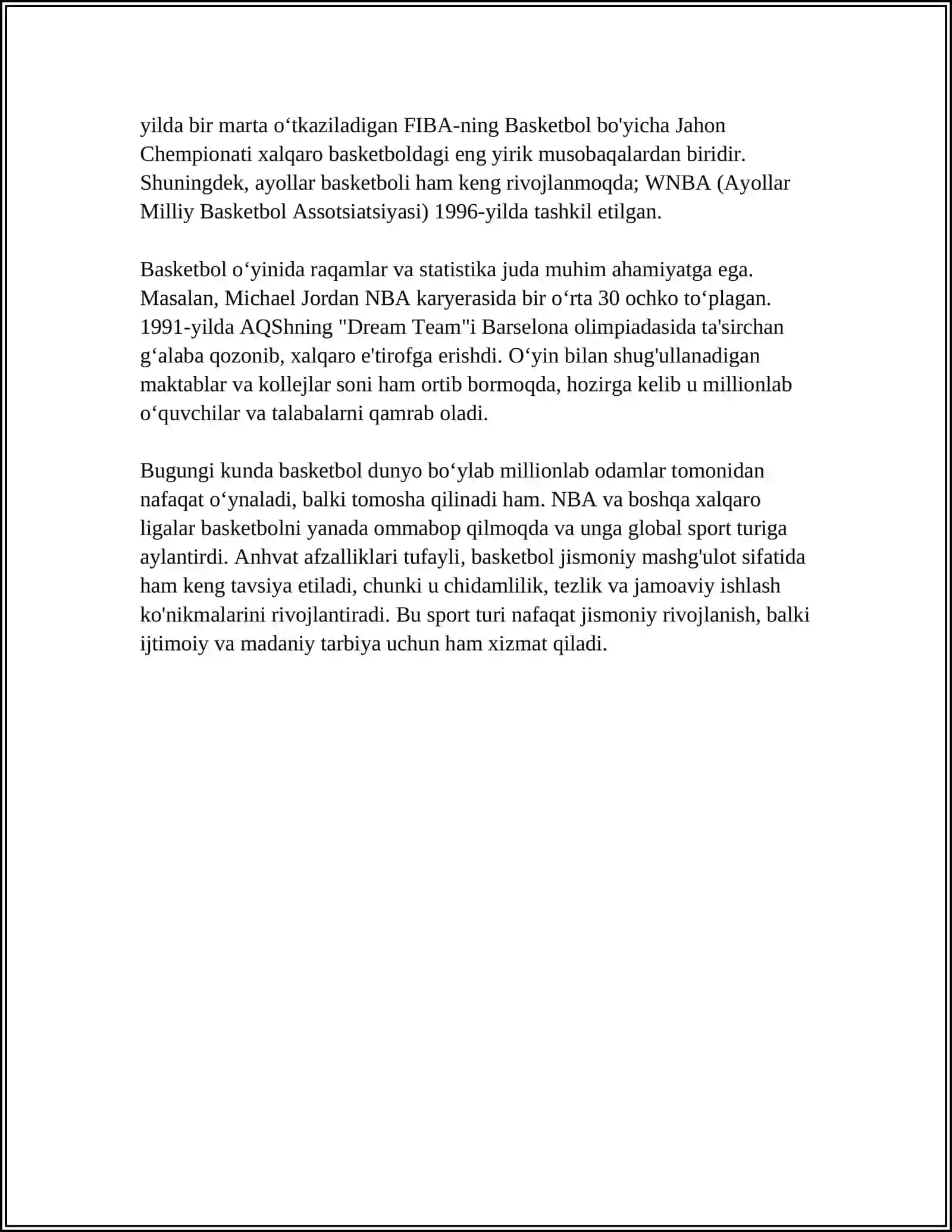 BASKETBOL 4