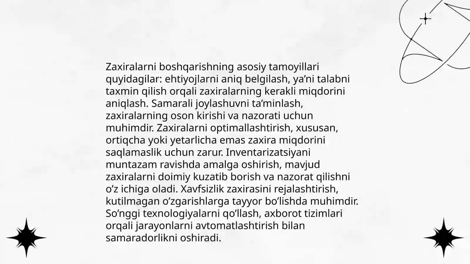 Omborxona boshqaruv tizimlari 4
