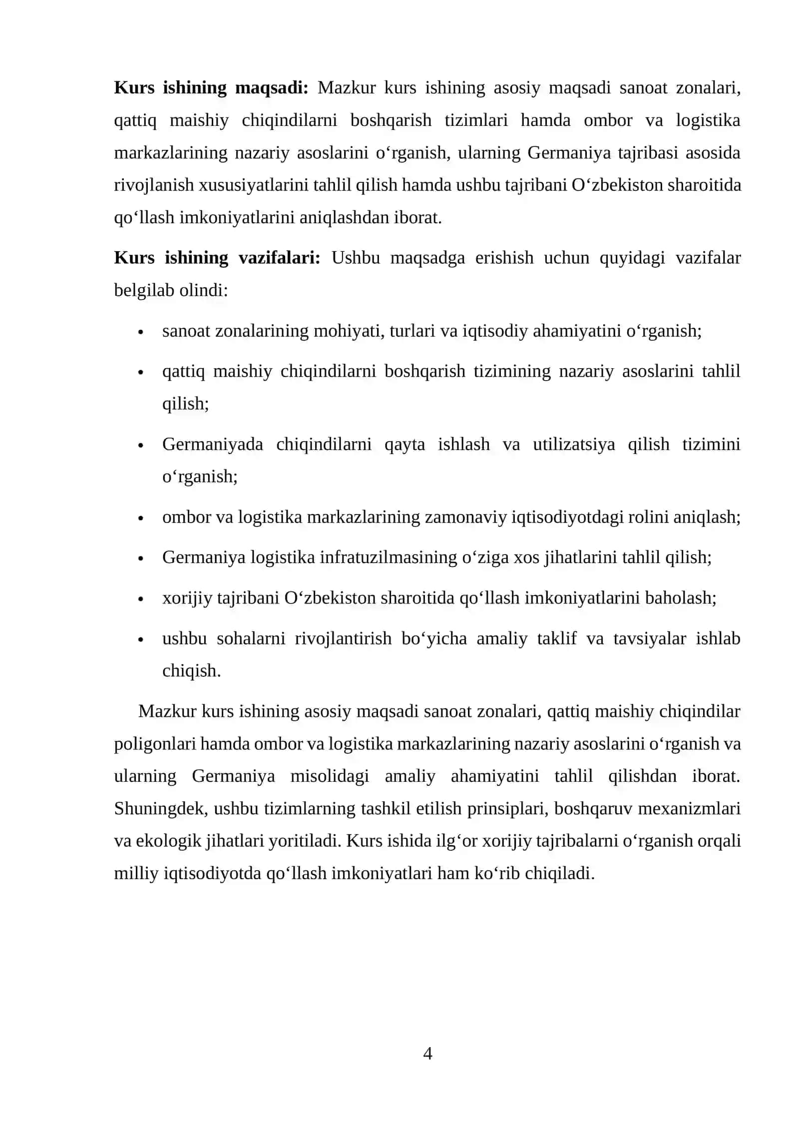 Sanoat zonalari: sanoat maydonchalari, qattiq maishiy chiqindilar poligonlari, poligonlar, ombor va logistika markazlari Germaniya misolida 4